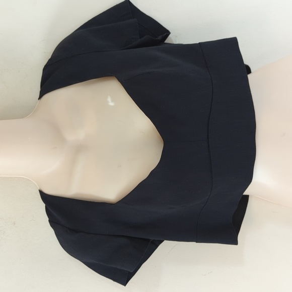 ZARA Linen Blend Crop Top - Picture 5 of 16